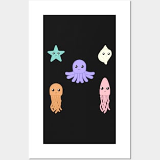 Sea Creature Sheet Posters and Art